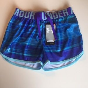 Blue youth under Armour shorts size medium